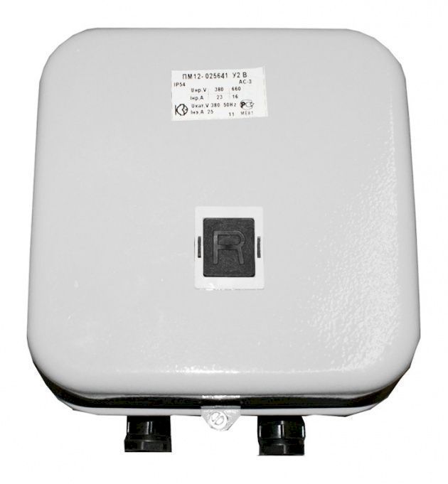 Пускатель магнитный ПМ12-025641 У3 В  380В  4з+6р  16А  КЗЭ