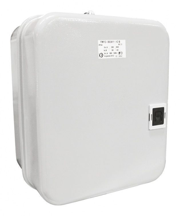 Пускатель магнитный ПМ12-063611 У2 В  380В  2з+2р  КЗЭ