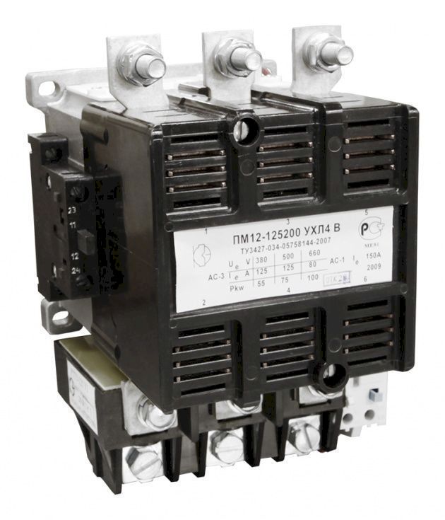 Пускатель магнитный ПМ12-125200 УХЛ4 В  380В  100А  КЗЭ