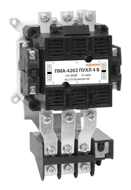 Пускатель магнитный ПМА 4202 УХЛ4 Б  230В  2з+2р  ГОСТ  Texenergo