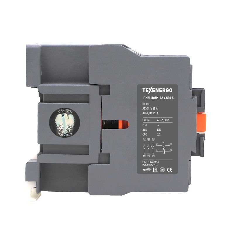 Пускатель магнитный ПМЛ 1161М-12  230В  12А  1р  УХЛ4 Б     Теxenergo