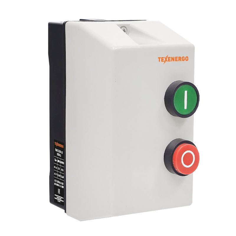 Пускатель магнитный ПМЛ 1220-12  400В  12А    У2 Б  РТЛ 1007-М2 (1,6-2,5А)    Теxenergo