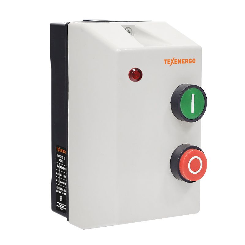 Пускатель магнитный ПМЛ 1230-12  400В  12А    У2 Б  РТЛ 1010-М2 (4-6А)    Теxenergo
