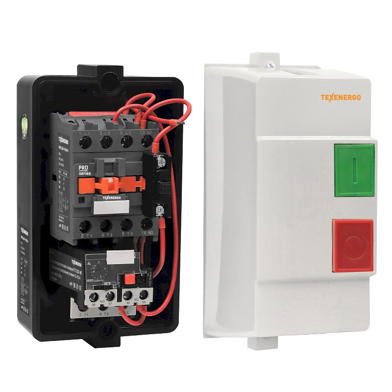 Пускатель магнитный ПМЛ 3220 400В 32А 1з У2 Б РТЛ 2053-М2 (23-32А) Теxenergo Пускатель магнитный ПМЛ 3220 400В 32А 1з У2 Б РТЛ 2053-М2 (23-32А) Теxenergo