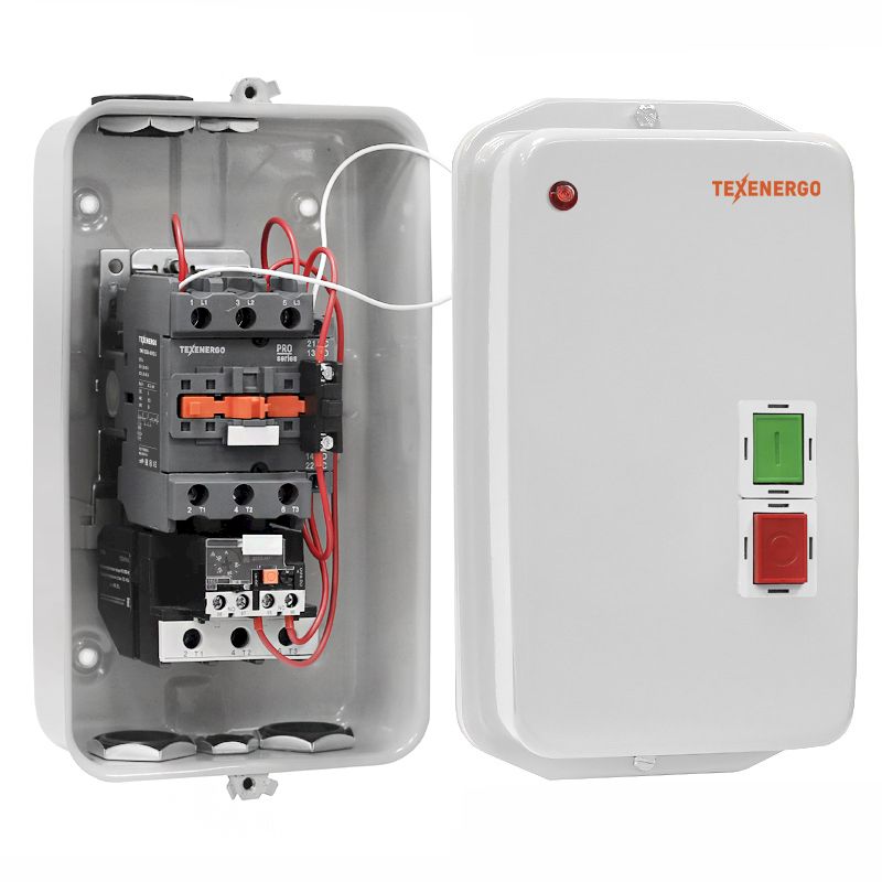 Пускатель магнитный ПМЛ 4230-65  110В  65А  1з+1р  У2 Б   РТЛ 2061-М2 (55-70А)  Теxenergo