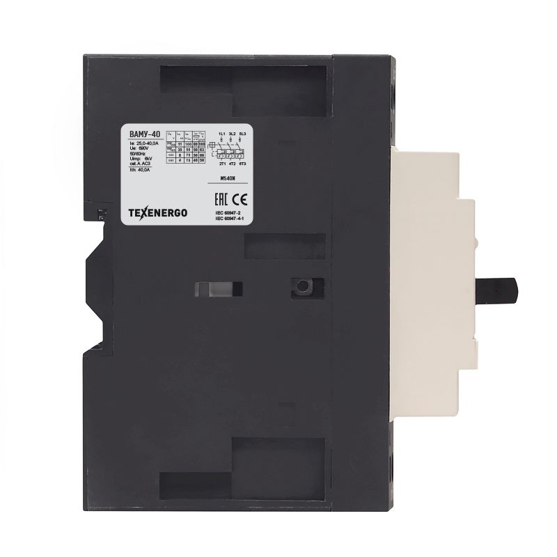 Пускатель ручной кнопочный ВАМУ 25-40А Пускатель ручной кнопочный ВАМУ 25-40А