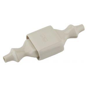 R2 ЭРА Розетка кабельная б/з 10A прямой ввод белая (10/200/6000)