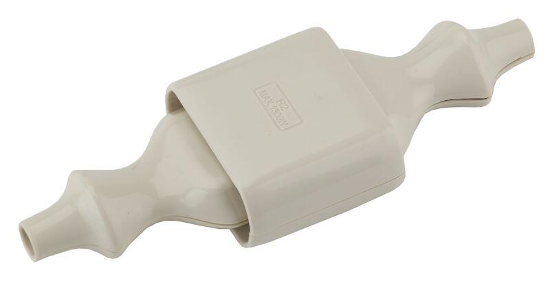 R2  ЭРА Розетка кабельная б/з 6A прямой ввод белая (10/200/6000)