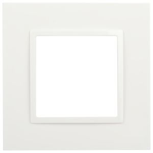 Рамка для розеток и выключателей ЭРА Elegance 14-5011-01 Classic, на 1 пост, белый