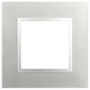 Рамка для розеток и выключателей ЭРА Elegance 14-5011-03 Classic, на 1 пост, алюминий Рамка для розеток и выключателей ЭРА Elegance 14-5011-03 Classic, на 1 пост, алюминий