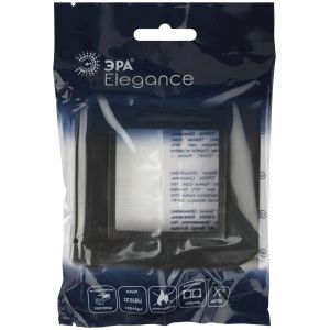 Рамка для розеток и выключателей ЭРА Elegance 14-5011-05 Classic, на 1 пост, антрацит