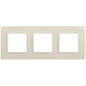 Рамка для розеток и выключателей ЭРА Elegance 14-5013-02 Classic, на 3 поста, слоновая кость Рамка для розеток и выключателей ЭРА Elegance 14-5013-02 Classic, на 3 поста, слоновая кость