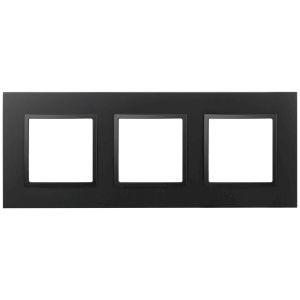 Рамка для розеток и выключателей ЭРА Elegance 14-5013-05 Classic, на 3 поста, антрацит