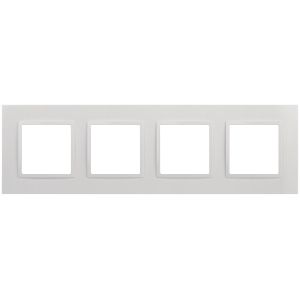 Рамка для розеток и выключателей ЭРА Elegance 14-5014-01 Classic, на 4 поста, белый