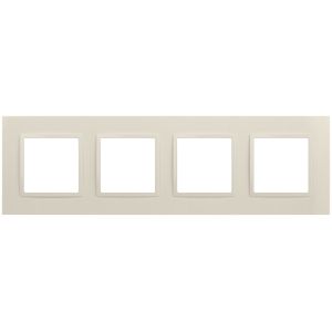 Рамка для розеток и выключателей ЭРА Elegance 14-5014-02 Classic, на 4 поста, слоновая кость
