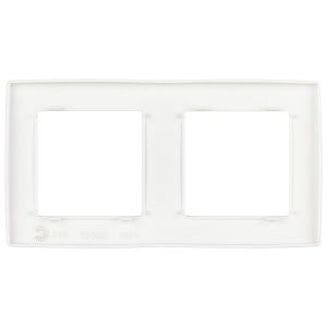 Рамка для розеток и выключателей ЭРА Серия 12 12-5002-01М на 2 поста, белый матовый Рамка для розеток и выключателей ЭРА Серия 12 12-5002-01М на 2 поста, белый матовый