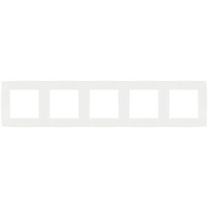 Рамка для розеток и выключателей ЭРА Серия 12 12-5005-01М на 5 постов, белый матовый Рамка для розеток и выключателей ЭРА Серия 12 12-5005-01М на 5 постов, белый матовый