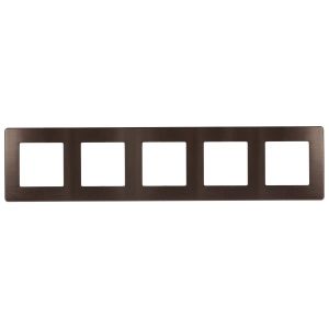 Рамка для розеток и выключателей ЭРА Серия 12 12-5105-13 на 5 постов, Сатин, бронза Рамка для розеток и выключателей ЭРА Серия 12 12-5105-13 на 5 постов, Сатин, бронза