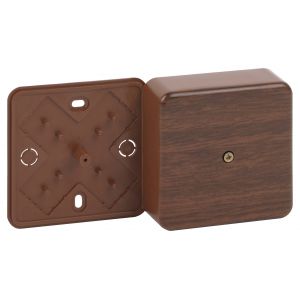 Распаячная коробка ЭРА BS-O-50-50-20 без клеммы 50х50х20мм дуб IP40