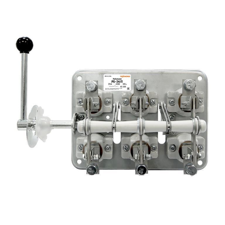 Разъединитель РБ 34 400А* рукоятка слева Разъединитель РБ 34 400А* рукоятка слева