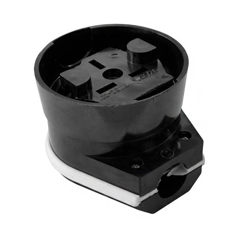 Разъём РВШ 32-001 УХЛ4 32А о/у черный, латунные контакты