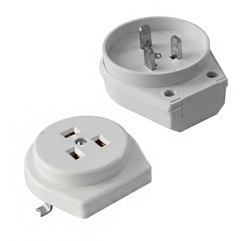 Разъём РВШ 32-003 УХЛ4 с/у белый, стальные контакты Разъём РВШ 32-003 УХЛ4 с/у белый, стальные контакты