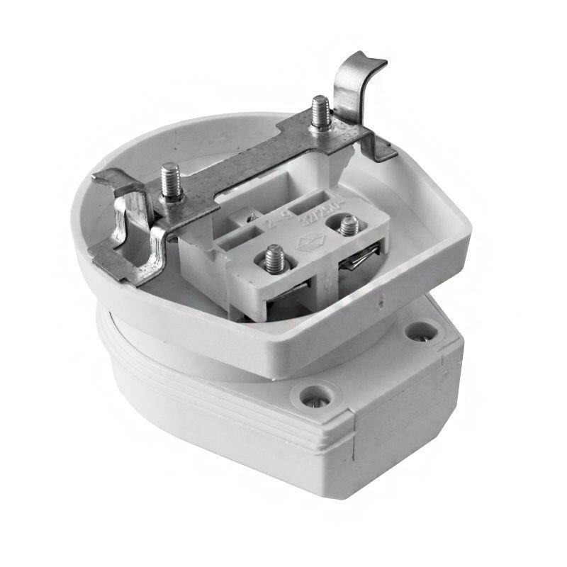 Разъём РВШ 32-003 УХЛ4 с/у белый, стальные контакты Разъём РВШ 32-003 УХЛ4 с/у белый, стальные контакты