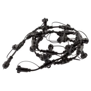 Разветвитель ЭРА ERAPS-R для гирлянд IP65 20 гнезд 2 метра каучук черный Разветвитель ЭРА ERAPS-R для гирлянд IP65 20 гнезд 2 метра каучук черный