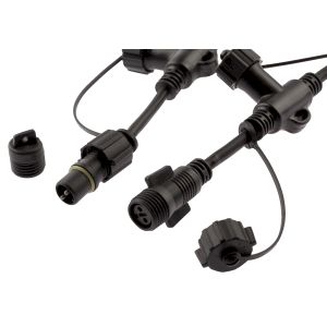 Разветвитель ЭРА ERAPS-R для гирлянд IP65 20 гнезд 2 метра каучук черный Разветвитель ЭРА ERAPS-R для гирлянд IP65 20 гнезд 2 метра каучук черный