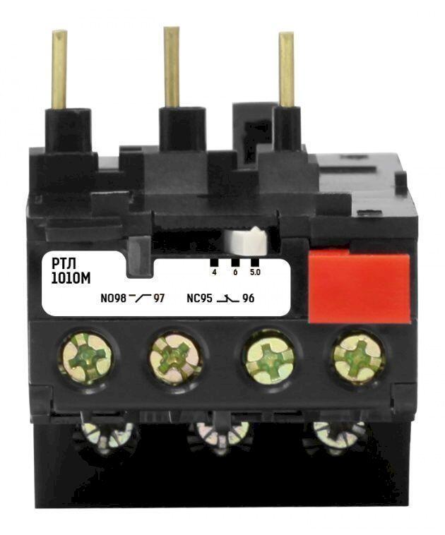 Реле эл. тепловое токовое РТЛ 1010-М (4-6А) Реле эл. тепловое токовое РТЛ 1010-М (4-6А)