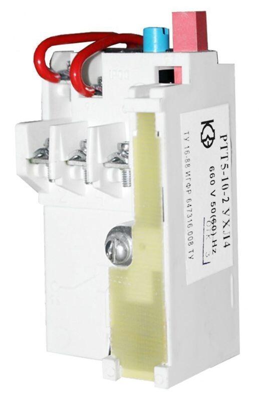 Реле эл. тепловое токовое РТТ 5-10 -2   1  А     (с переключающим контактом)