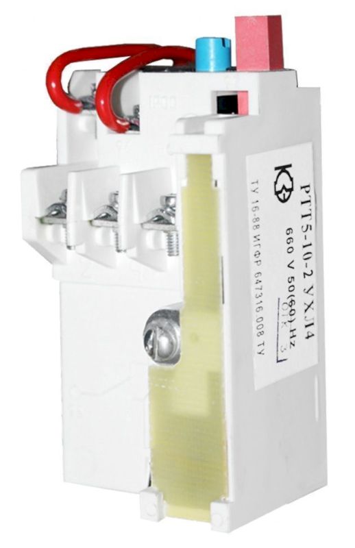 Реле эл. тепловое токовое РТТ 5-10 -2   4 А      (с переключающим контактом) УХЛ4