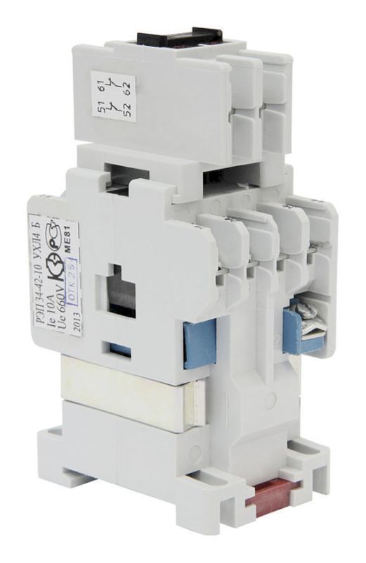 Реле промежуточное электромагнитное РЭП 34-42-10  4з+2р   24В  УХЛ4 Б  КЗЭ