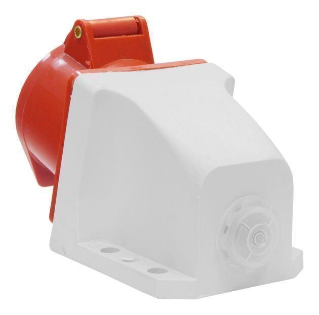 Розетка 115 стац. ОУ 3Р+PE+N  16А  380В   IP44