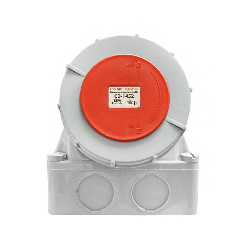 Розетка 1452 стац. ОУ 3P+PE+N 125А 380В IP67 Розетка 1452 стац. ОУ 3P+PE+N 125А 380В IP67