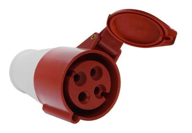 Розетка 224 переносная 3Р+PE 32А 380B IP44 Розетка 224 переносная 3Р+PE 32А 380B IP44