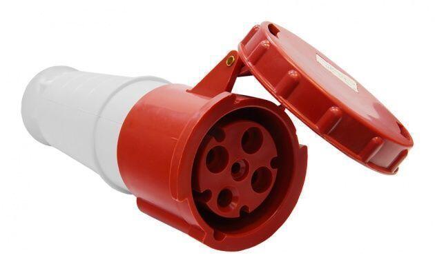 Розетка 234 переносная 3Р+PE 63А 380B IP54 Розетка 234 переносная 3Р+PE 63А 380B IP54