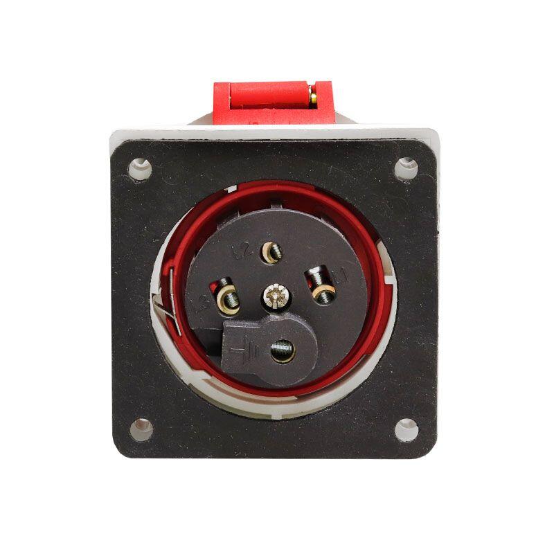 Розетка 3142 стац. СУ 3P+PE 16А 380В IP67 Розетка 3142 стац. СУ 3P+PE 16А 380В IP67