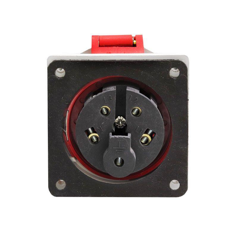 Розетка 3152 стац.  СУ 3P+PE+N    16А  380В  IP67