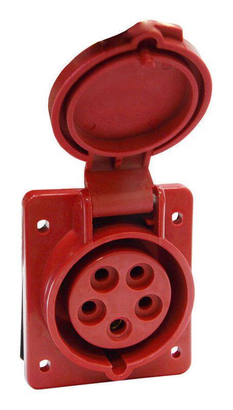 Розетка 415 стац. СУ 3Р+PE+N 16А 380В IP44 Розетка 415 стац. СУ 3Р+PE+N 16А 380В IP44