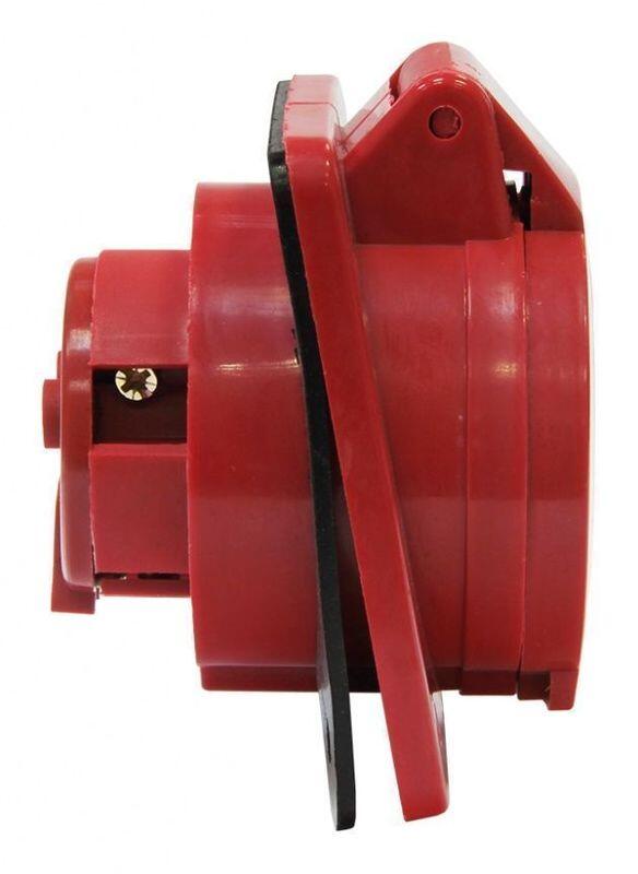 Розетка 415 стац. СУ 3Р+PE+N 16А 380В IP44 Розетка 415 стац. СУ 3Р+PE+N 16А 380В IP44