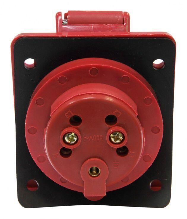 Розетка 415 стац. СУ 3Р+PE+N 16А 380В IP44 Розетка 415 стац. СУ 3Р+PE+N 16А 380В IP44