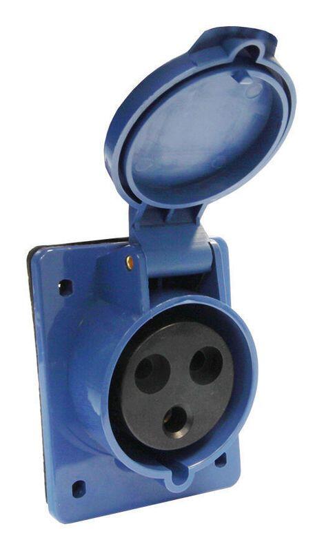 Розетка 423 стац. СУ 2Р+PE 32А 220В IP44 Розетка 423 стац. СУ 2Р+PE 32А 220В IP44