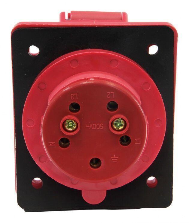 Розетка 425 стац. СУ 3Р+PE+N 32А 380В IP44 Розетка 425 стац. СУ 3Р+PE+N 32А 380В IP44