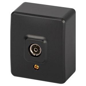 Розетка ЭРА Эксперт 11-3201-05 TV одиночная, IP20, ОУ, антрацит