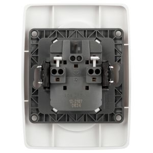 Розетка ЭРА Серия 12 12-2107-01М , 2X2P, 16А-250В, белый матовый Розетка ЭРА Серия 12 12-2107-01М , 2X2P, 16А-250В, белый матовый