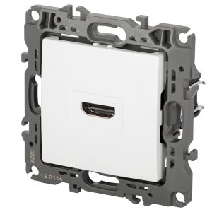 Розетка ЭРА Серия 12 12-3114-01М HDMI, белый матовый