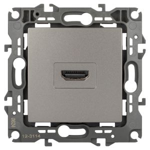 Розетка ЭРА Серия 12 12-3114-16 HDMI, титан