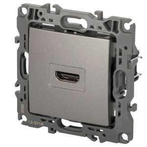 Розетка ЭРА Серия 12 12-3114-16 HDMI, титан