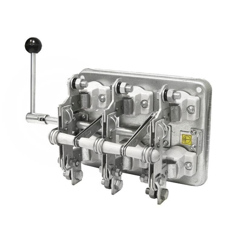 Рубильник РБ-2/2Л с левым приводом Рубильник РБ-2/2Л с левым приводом